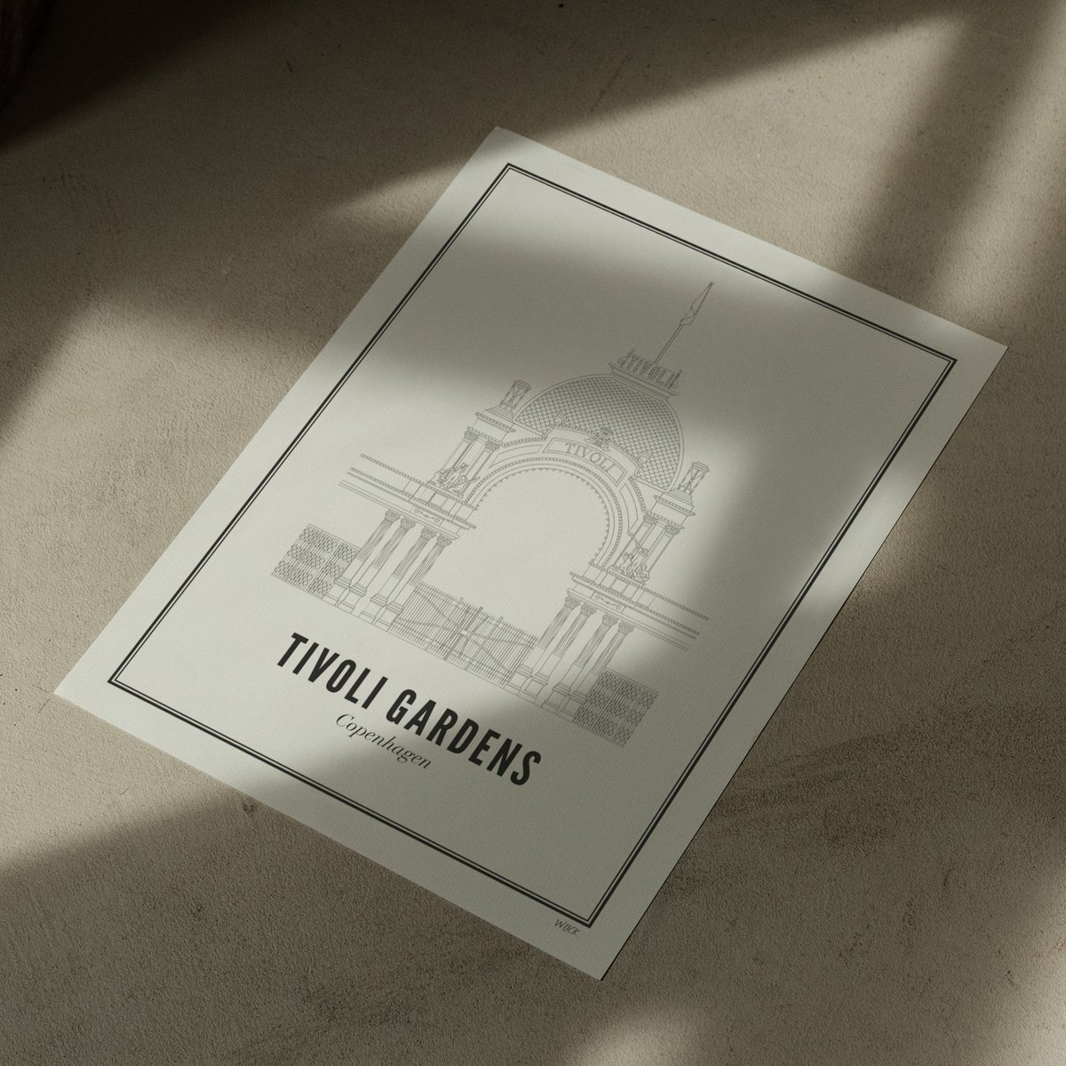 Poster van Kopenhagen - Tivoli | WIJCK. 